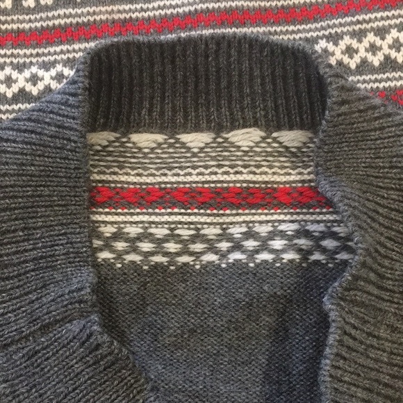 VTG Stowe Woolens Handcrafted Wool Fair Isle Nordic Ski Holiday Sweater Unisex M - Picture 12 of 15